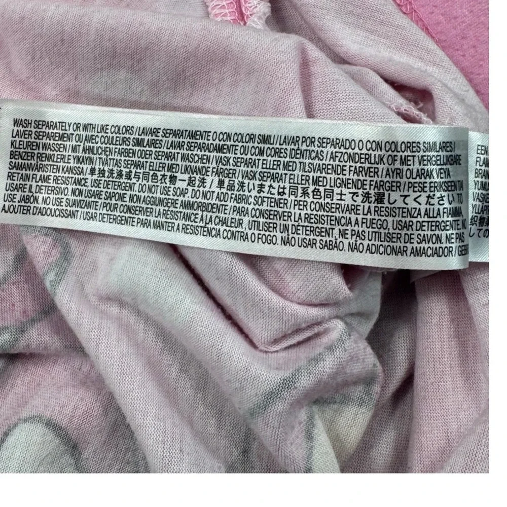 Disney Minnie Mouse Pink Polka Dot‎ Nightgown Pajama Dress Kids Size 4 - Picture 9 of 12